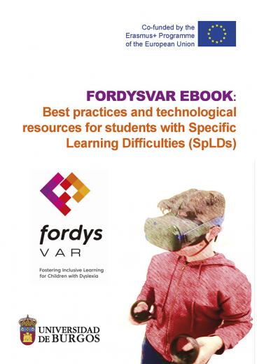 Cubierta "FORDYSVAR Ebook. Best practices and technological resources for students with SpLDs"